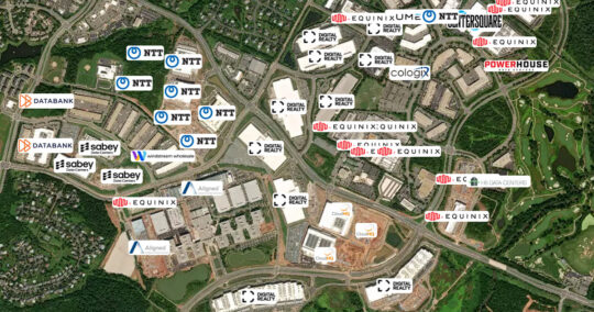 Data Center Map