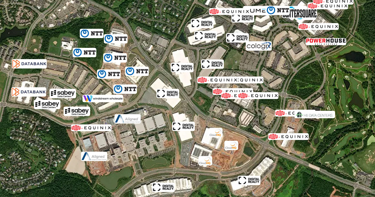 Data Center Map
